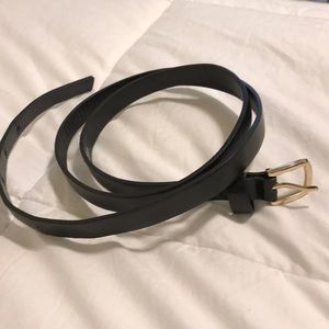 Thin black belt